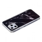 Fashion TPU Deksel for iPhone 11 Pro Max - Marmor svart thumbnail