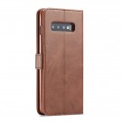 LC.IMEEKE Lommebok deksel for Samsung Galaxy S10+ Plus brun thumbnail