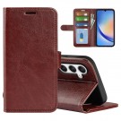 Lommebok deksel Premium for Samsung Galaxy A35 5G brun thumbnail