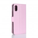 Lommebok deksel for iPhone X/XS lys rosa thumbnail
