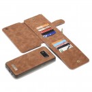 CaseMe 2-i-1 Lommebok deksel Galaxy S8 brun thumbnail