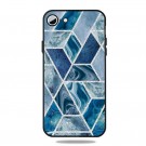 Fashion TPU Deksel for iPhone 7/8/SE (2020/2022) - Blå Marmor mønster thumbnail