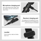 Puluz Dobbel trådløs mikrofon med iPhone 8-Pin Lightning - svart thumbnail
