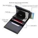 Lommebok for kredittkort RFID beskyttelse - Svart thumbnail