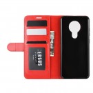 Lommebok deksel Premium for Nokia 5.3 rød thumbnail