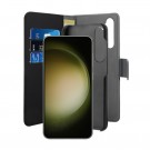 Puro 2-i-1 Magnetisk Lommebok-deksel Samsung Galaxy S24+ Plus 5G Svart thumbnail