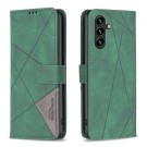 Binfen Lommebok deksel Stitching for Samsung Galaxy A56/A36 5G - Grønn thumbnail