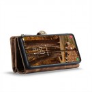 CaseMe 2-i-1 Lommebok deksel Samsung Galaxy S25 5G brun thumbnail
