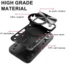 Tech-Flex Hybrid TPU Deksel med Ring Kickstand iPhone 17 Pro Max svart thumbnail
