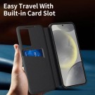 Smart Clear View Flip deksel Samsung Galaxy S22 5G - Svart thumbnail