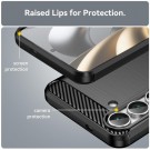 Tech-Flex TPU Deksel Carbon for Samsung Galaxy S25 FE 5G svart thumbnail