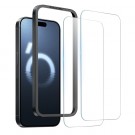 NORTHJO 2-pack Herdet Glass Skjermbeskytter iPhone 16 Pro thumbnail