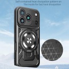 Tech-Flex Hybrid Deksel med Ring MagSafe iPhone 17 Pro svart thumbnail