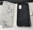 Lommebok deksel for Samsung Galaxy S20+ plus 5G hvit marmor thumbnail