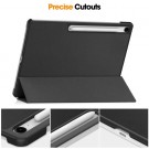 Deksel Tri-Fold Smart til Samsung Galaxy Tab S10 FE+ plus svart thumbnail
