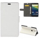 Lommebok deksel for Huawei Nexus 6P hvit thumbnail