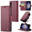 CaseMe Lommebok deksel for Samsung Galaxy S24 5G rød thumbnail