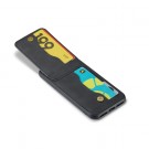 Fierre Shann TPU Deksel med PU-lær plass til kort iPhone X/XS svart thumbnail