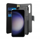 Puro 2-i-1 Magnetisk Lommebok-deksel Samsung Galaxy S24 5G Svart thumbnail