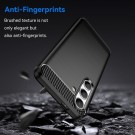 Tech-Flex TPU Deksel Carbon for Samsung Galaxy S24 5G svart thumbnail