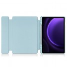 Tech-Flex Deksel i lær Roterende til Samsung Galaxy Tab S9 FE / S10 FE Sky Blue thumbnail