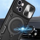 Tech-Flex TPU + PC Deksel med Ring iPhone 15 Plus svart thumbnail