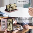 Lommebok deksel Multifunksjonell Samsung Galaxy S26 Ultra 5G Roségull thumbnail