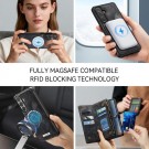 CaseMe 2-i-1 Lommebok deksel Samsung Galaxy S26+ plus 5G svart thumbnail
