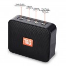 T&G Bluetooth-høyttaler Mini 5W USB/ TF-kort/ FM-radio - svart thumbnail