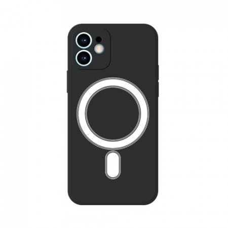 Tech-Flex TPU Deksel for iPhone 12 Mini med MagSafe svart