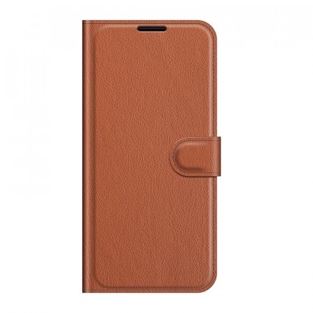 Lommebok deksel for Samsung Galaxy S22 Ultra brun