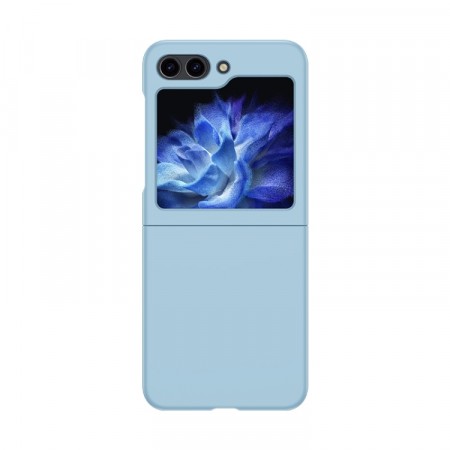 Tech-Flex PC Deksel Skin Feel til Samsung Galaxy Z Flip 5 5G Sky Blue