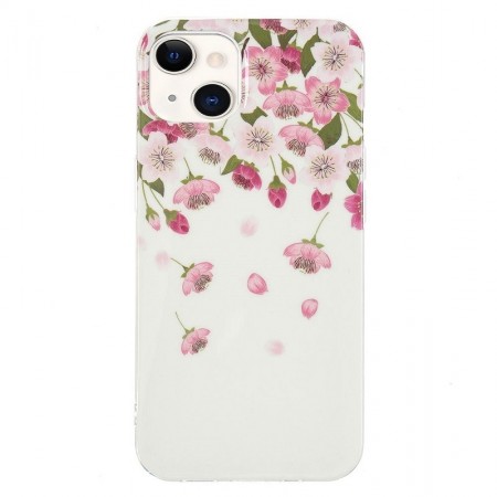 Lux TPU Deksel for iPhone 13 - Blomster