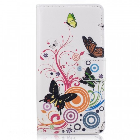 Lommebok deksel til Sony Xperia X - Butterfly