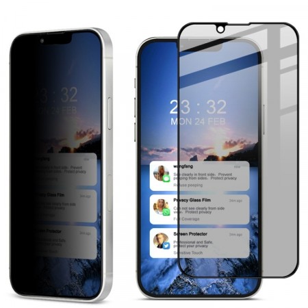 IMAK Privacy Herdet Glass skjermbeskytter iPhone 13 mini