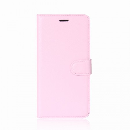 Lommebok deksel for LG Q6 lys rosa