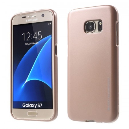 Mercury Goospery TPU Deksel Galaxy S7 Roségull