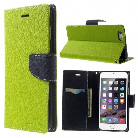 Mercury Goospery deksel for iPhone 6 Plus / 6S Plus grønn/mørk blå