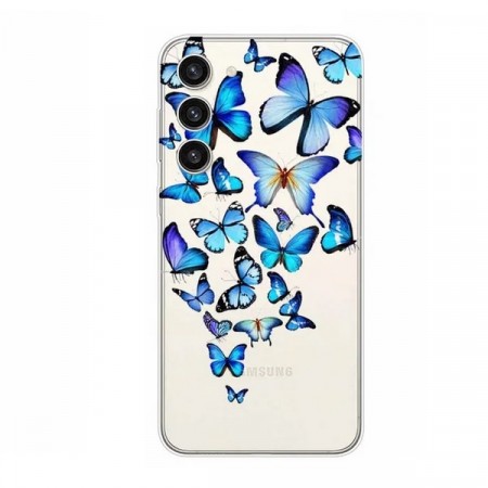 Fashion TPU Deksel for Samsung Galaxy S23 5G - Butterfly