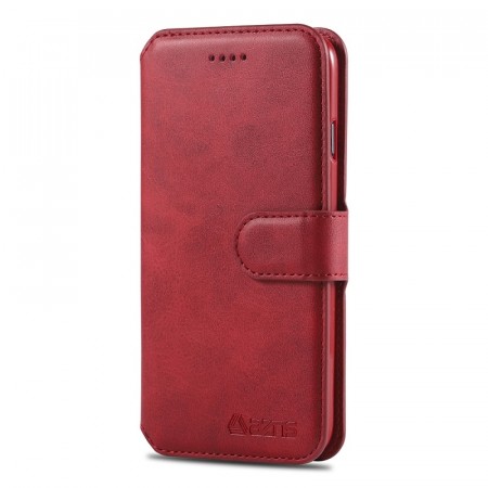 Azns Lommebok deksel for iPhone 7/8/SE (2020) rød
