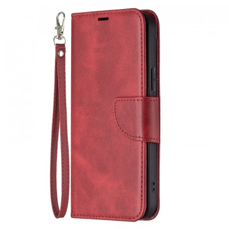 Lommebok deksel for iPhone 13 Pro Max rød