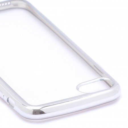 TPU Deksel gjennomsiktig iPhone 7/8/SE (2020) sølv