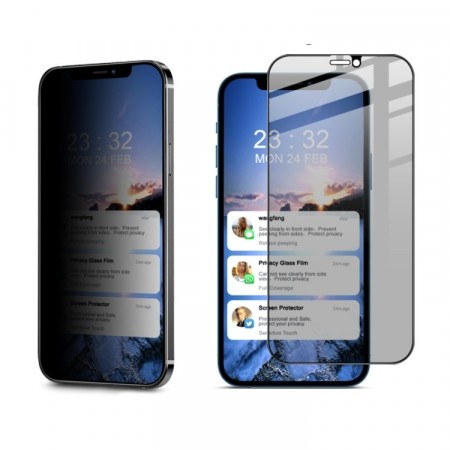 IMAK Privacy Herdet Glass skjermbeskytter iPhone 12 mini
