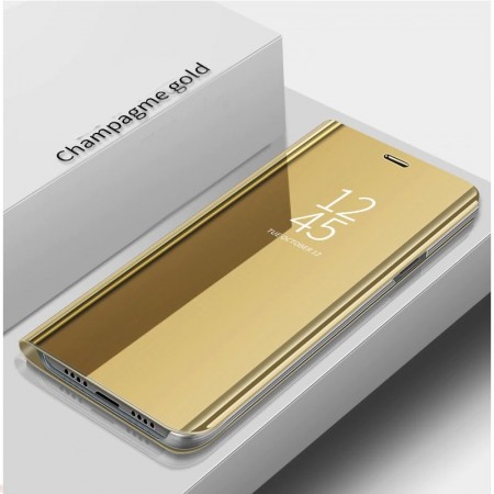 Lux Mirror View Flip deksel Huawei P Smart (2019)/Honor 10 Lite gull