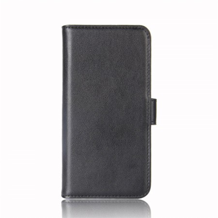 Lommebok deksel ekte Lær for Samsung Galaxy S21 svart