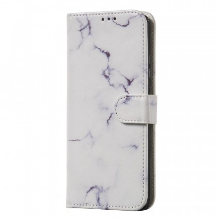 Lommebok deksel for Huawei P30 Pro hvit marmor