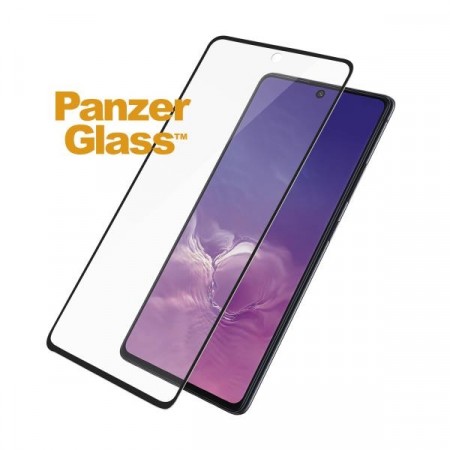 PanzerGlass Premium skjermbeskyttelse Galaxy S10 Lite svart