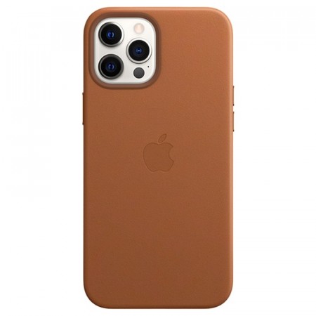 iPhone 12/12 Pro Apple Lærdeksel med MagSafe - brun