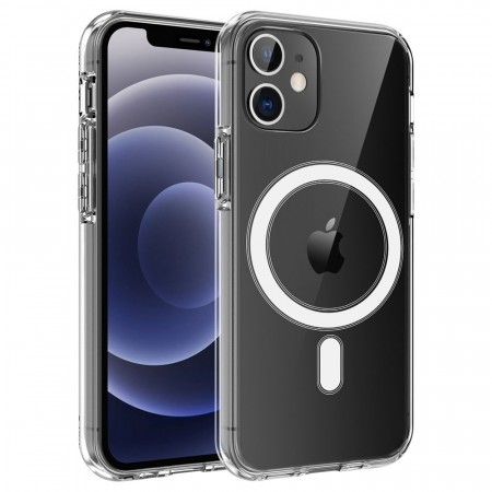 Lux TPU Deksel for iPhone 12 Pro Max med MagSafe Gjennomsiktig