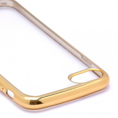 TPU Deksel gjennomsiktig iPhone 7/8 gull